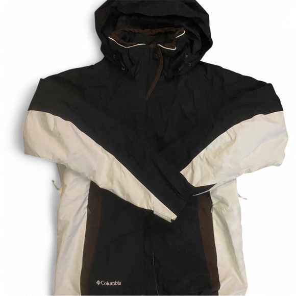 Columbia Women’s  Black, White, and Brown Performance Jacket - Picture 1 of 11
